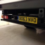 Ford transit tipper rear camera