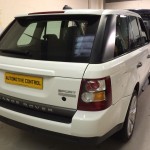 Range Rover sport window tint tailgate before